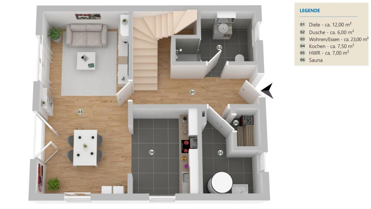 Haus Ostseenordstern Рерик Екстериор снимка